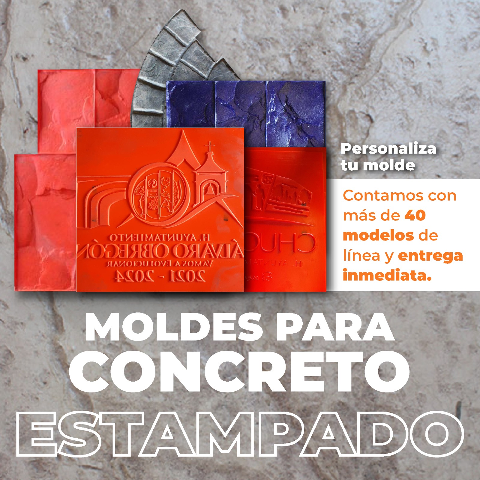 Moldes para Concreto Estampado