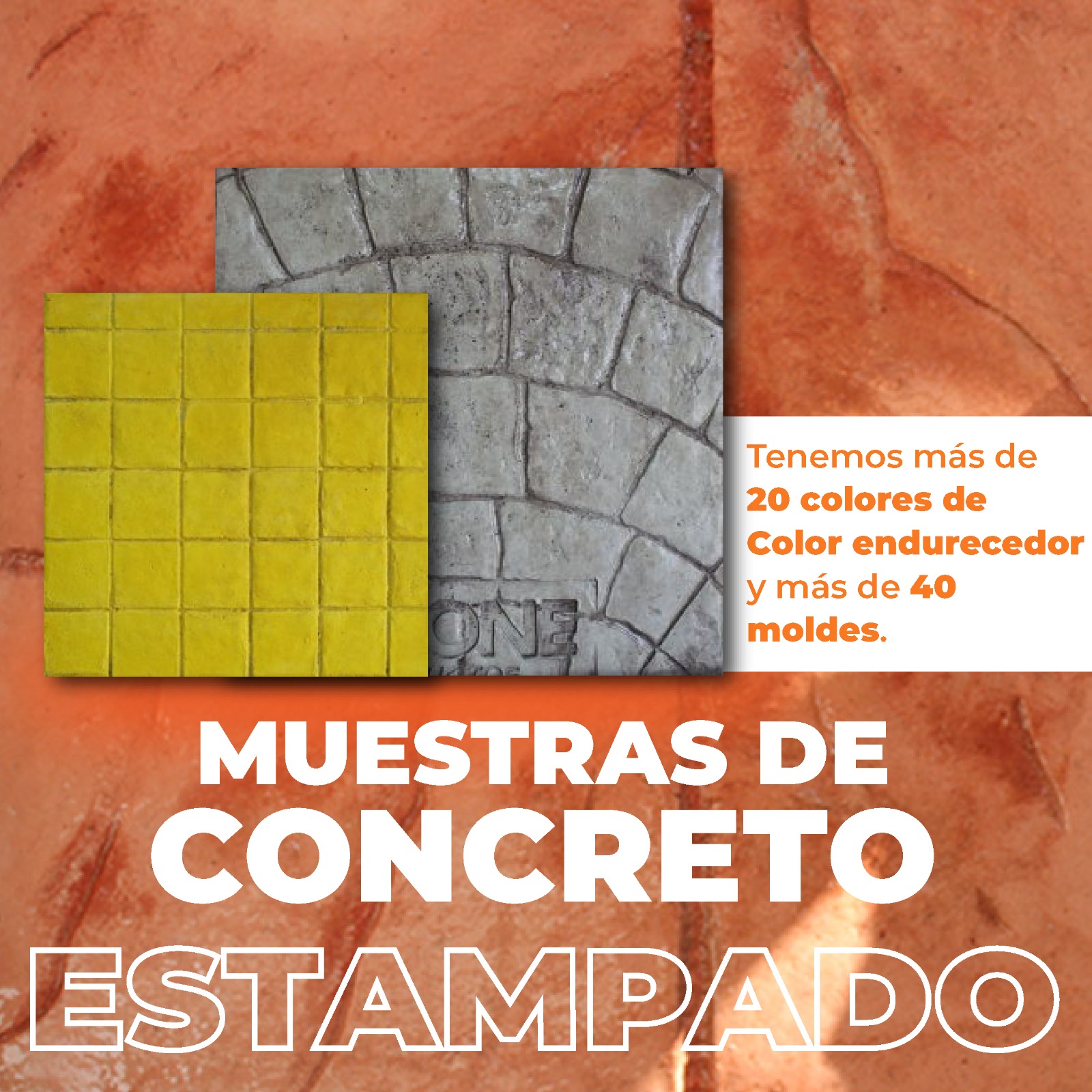 Muestras de Concreto Estampado