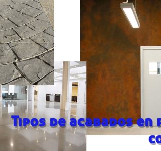 Tipos de acabados en pisos de concreto